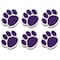 Ashley Productions Magnetic Whiteboard Eraser, Purple Paw, PK6 10005 - alternate 1